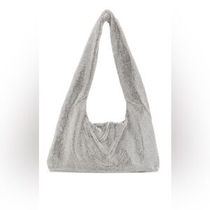 Kara Crystal mesh tote bag